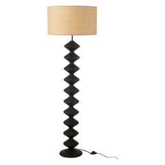 Moderne Stehlampe aus Pappelholz
