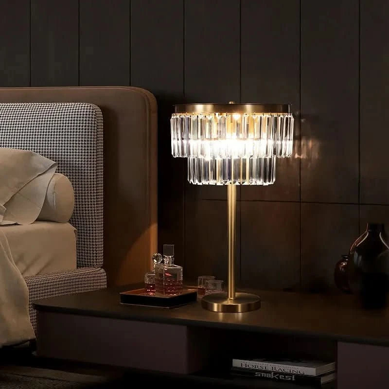 Lampe sur Pied de Luxe Cristal Moderne | Jira