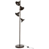 Lampe sur Pied Fer Marron Foncé