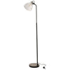 Lampe Sur Pied Magali Acier Verre