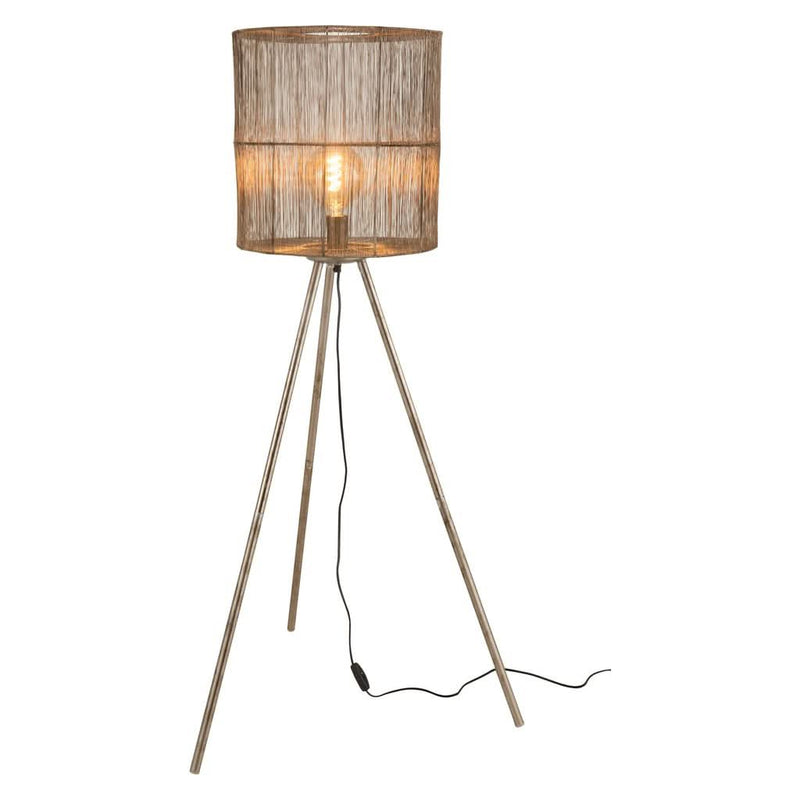 Lampe Sur Pied Métal Antique Grande