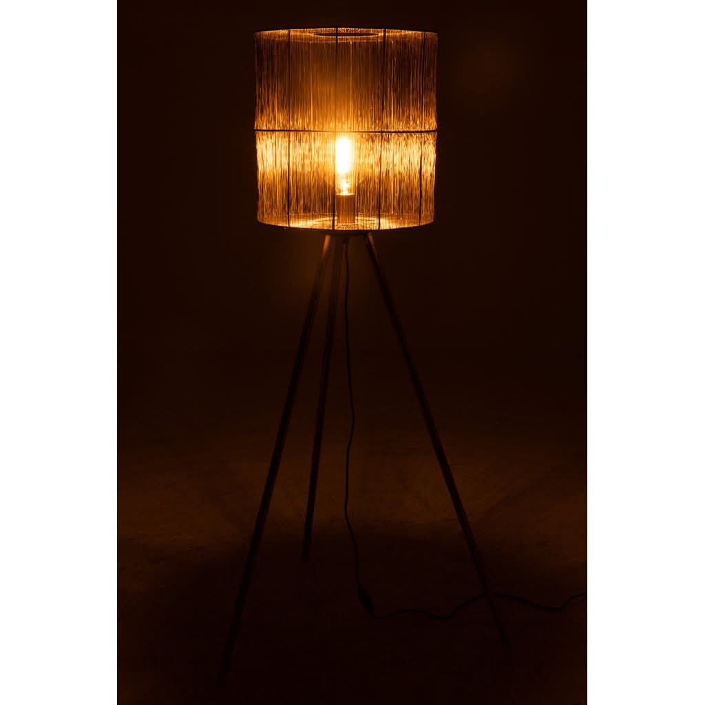Lampe Sur Pied Métal Antique Grande