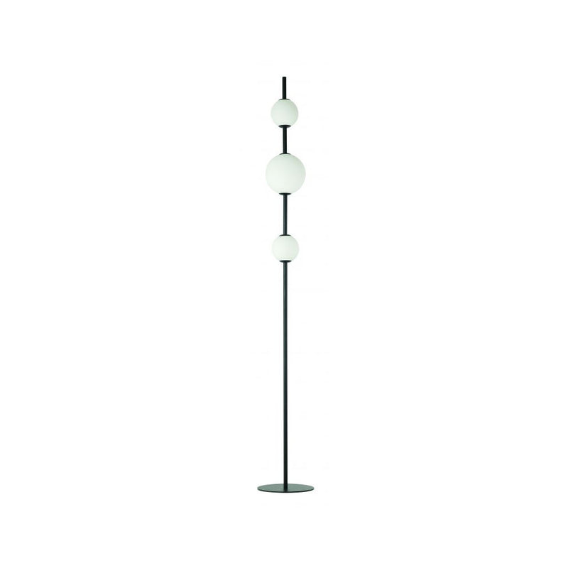 Lampe sur pied ZAMBELIS D220 12W DESIGN Noir Mat 20135