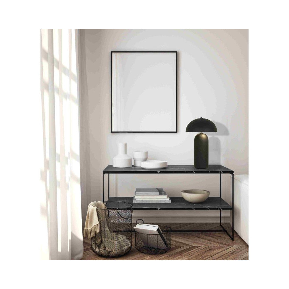 Lampe sur Table ZAMBELIS 2xE27 40W DESIGN Noir 23006