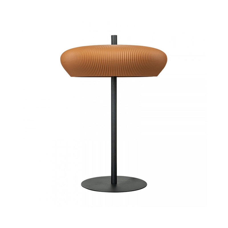 Lampe sur Table ZAMBELIS 2xG9 DESIGN Terracotta et Noir Sable Sans Source 2593