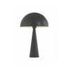 Lampe sur table ZAMBELIS D300 E27 DESIGN Noir Mat Sans Source 20210
