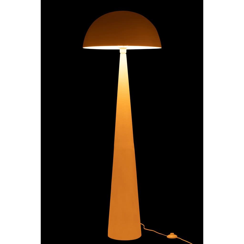 Lampe Table Champignon Métal Blanc