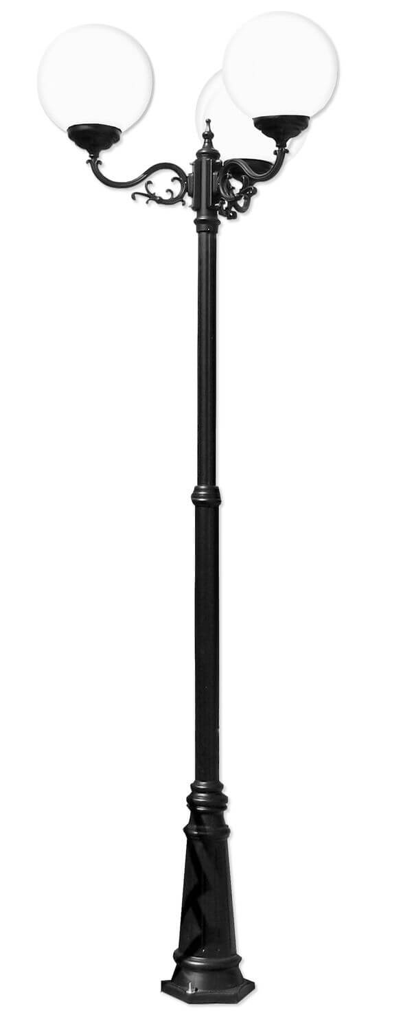 Borne extérieure Made 3 lumières noire