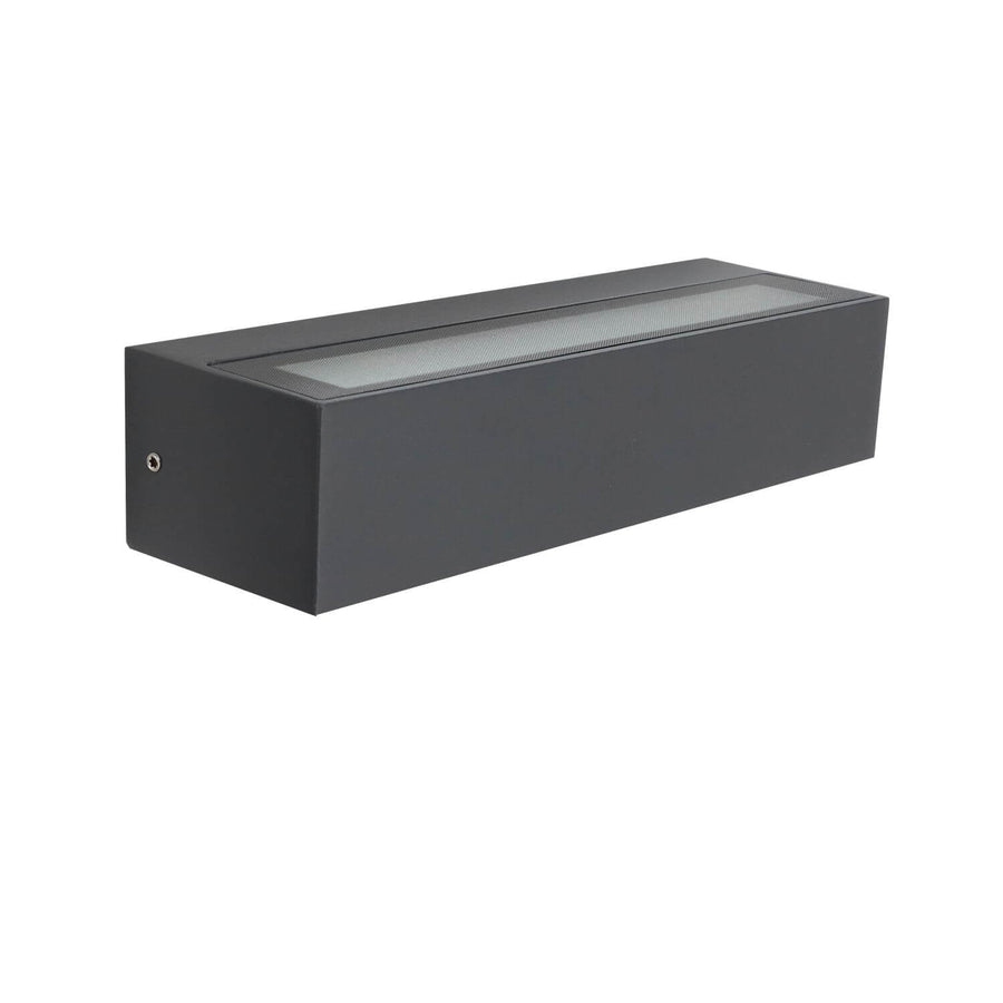 Profil du luminaire anthracite avec vis de fixation visible sur le côté