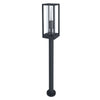 Lanterne sur mât Endura Frame aluminium, H 80 cm