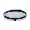 Plafonnier Circle noir, Ø 40 cm