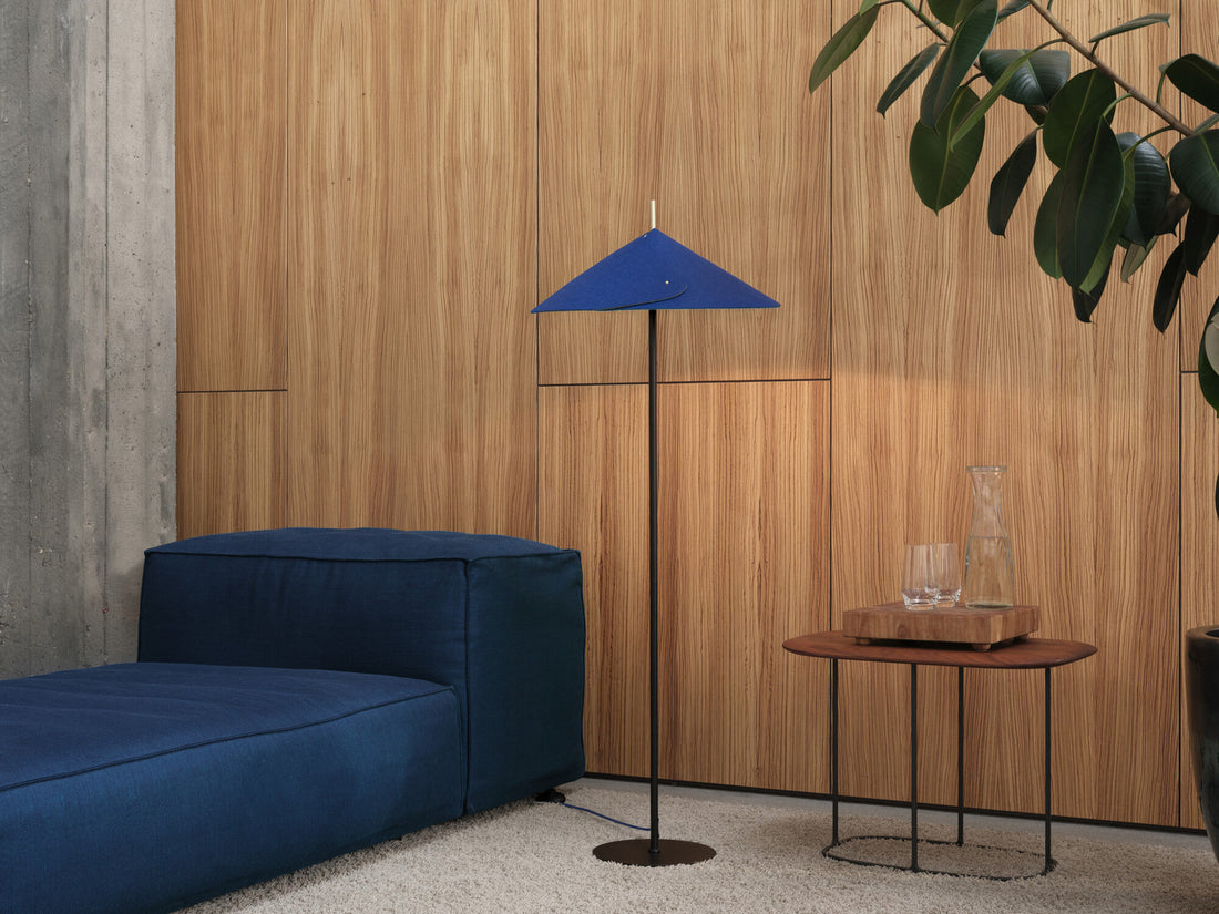 Lampadaire Flip bleu