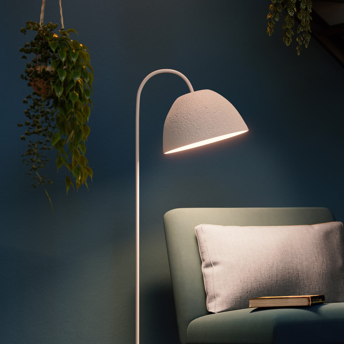 Lampadaire salon | Camel Blanc