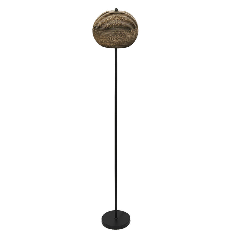 Lampadaire Cardboard Ball marron