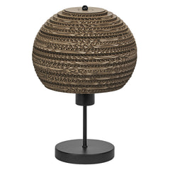 Lampe à poser Cardboard Ball marron