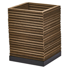 Lampe à poser Cardboard Square marron