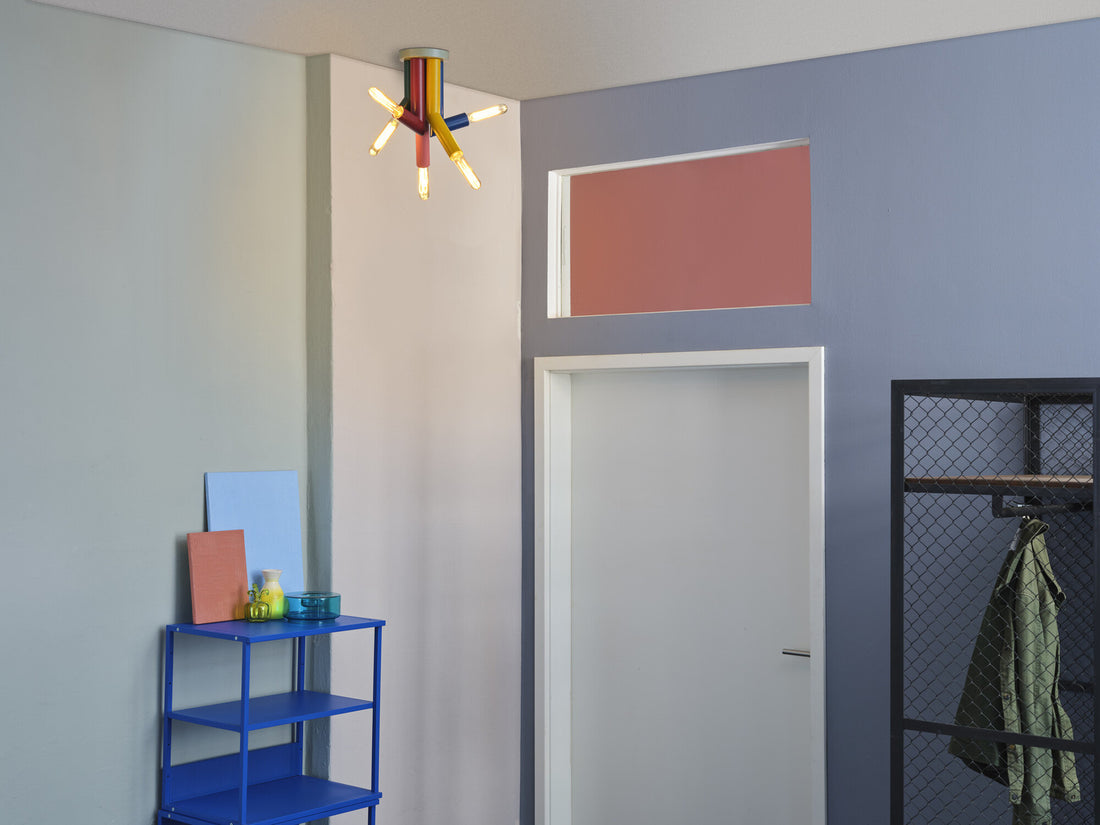 Plafonnier Straw multicolore