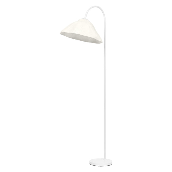 Lampadaire Lotus Leaf blanc