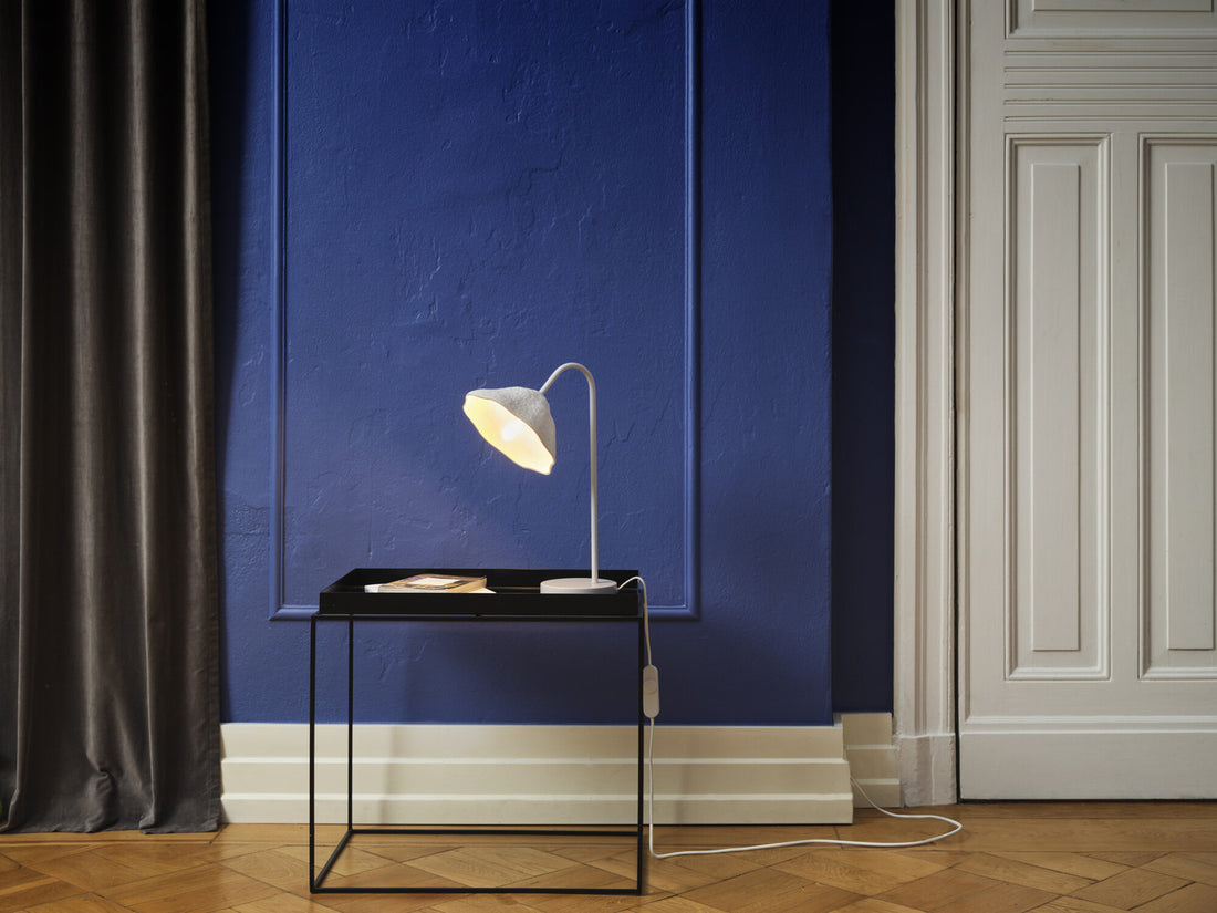 Lampe à poser Lotus Leaf blanche