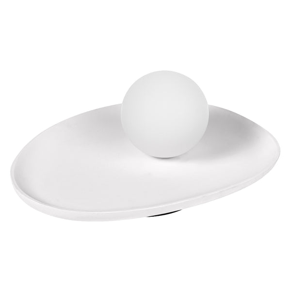 Lampe à poser Plaster Nest blanche