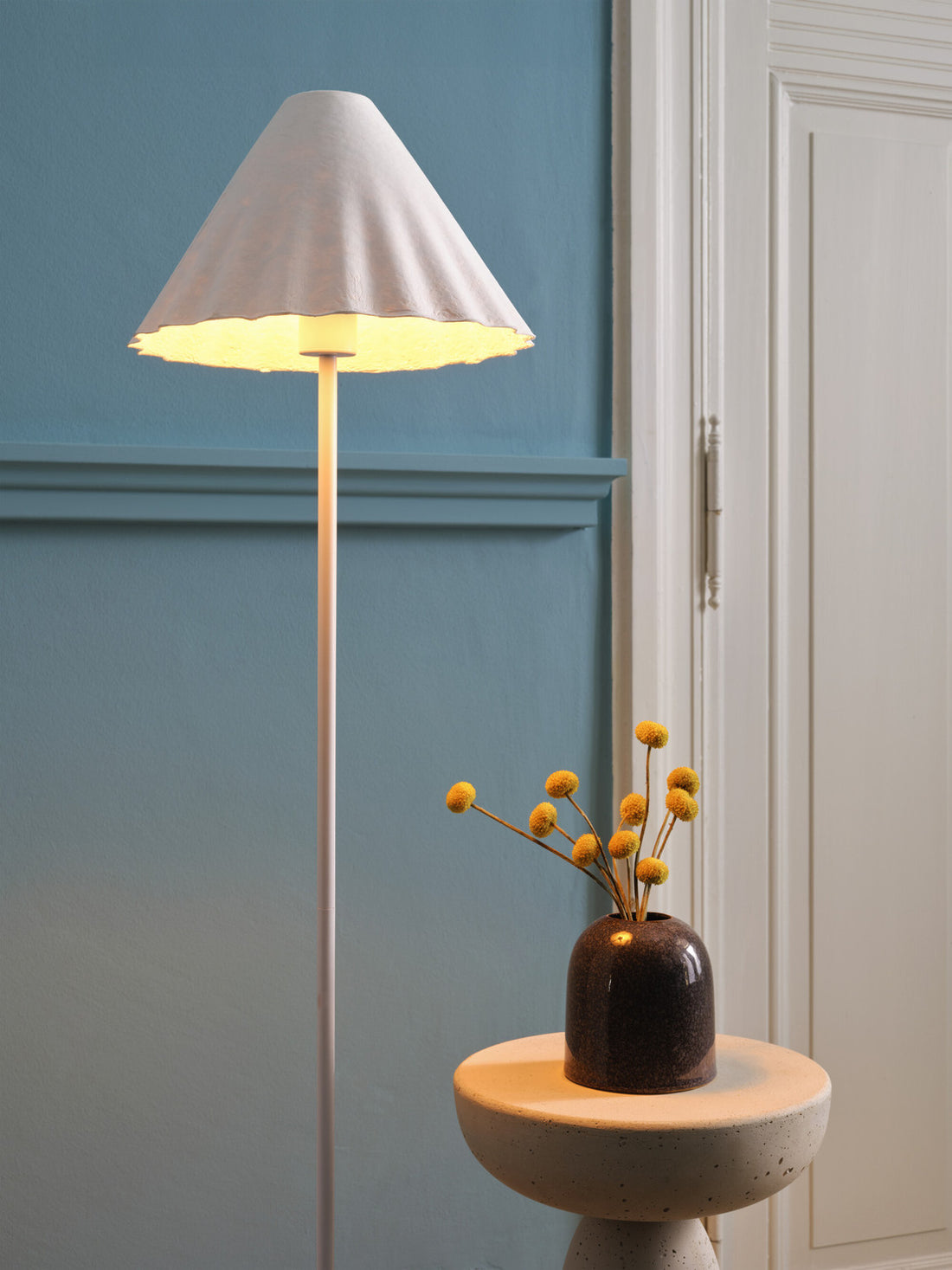 Lampadaire salon | Pulp Blanc