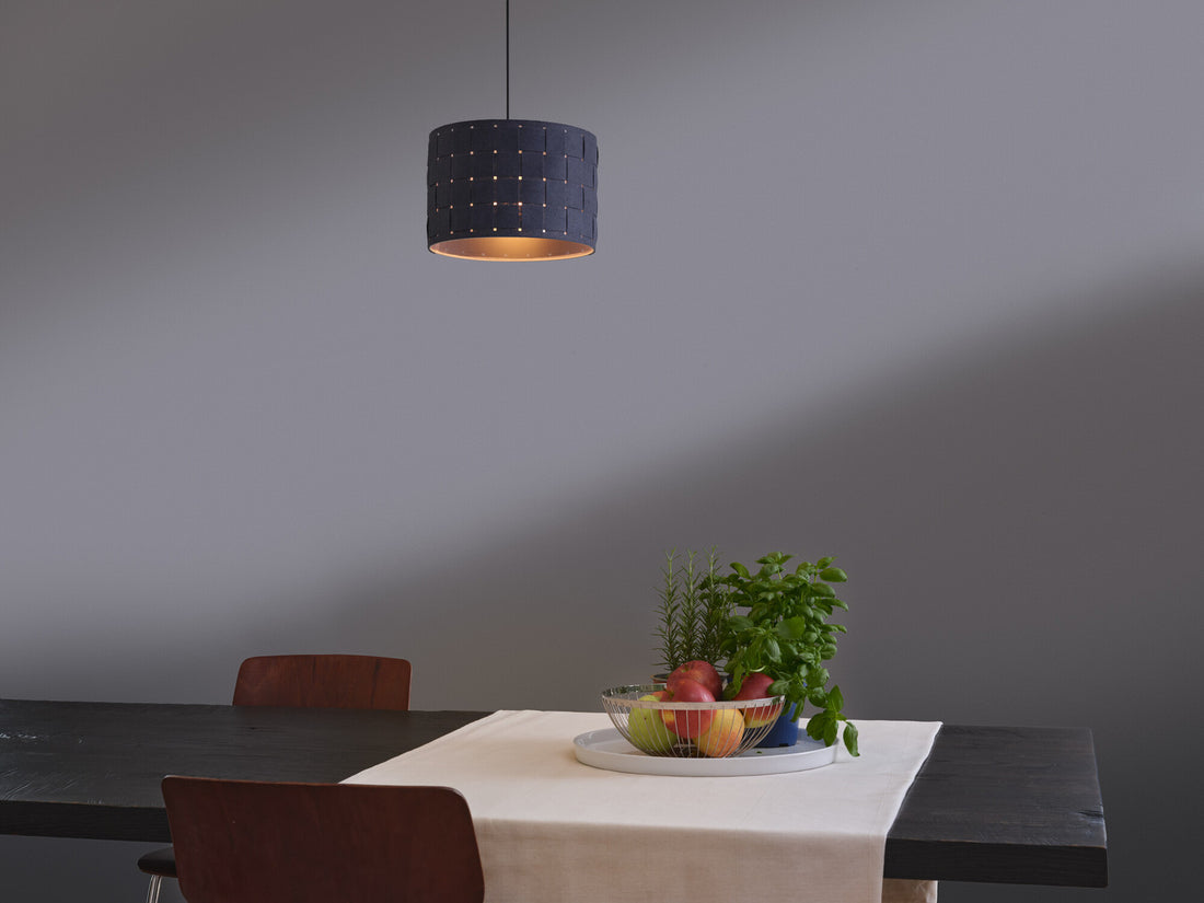 Suspension Felt Weaving anthracite, Ø 28 cm