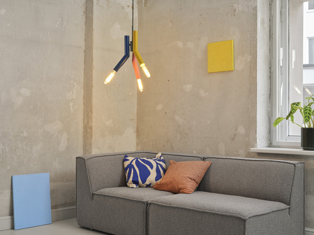 Suspension Straw multicolore