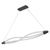 Suspension Swirl anthracite, L 128,2 cm