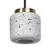 Suspension Terazzo Ball blanche