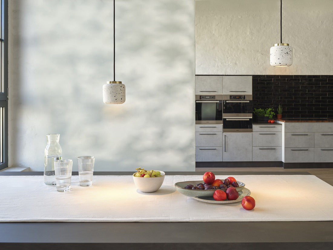 Suspension Terazzo Ball blanche