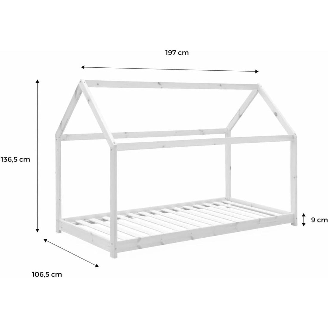 Holz-Hausbett | Prisme