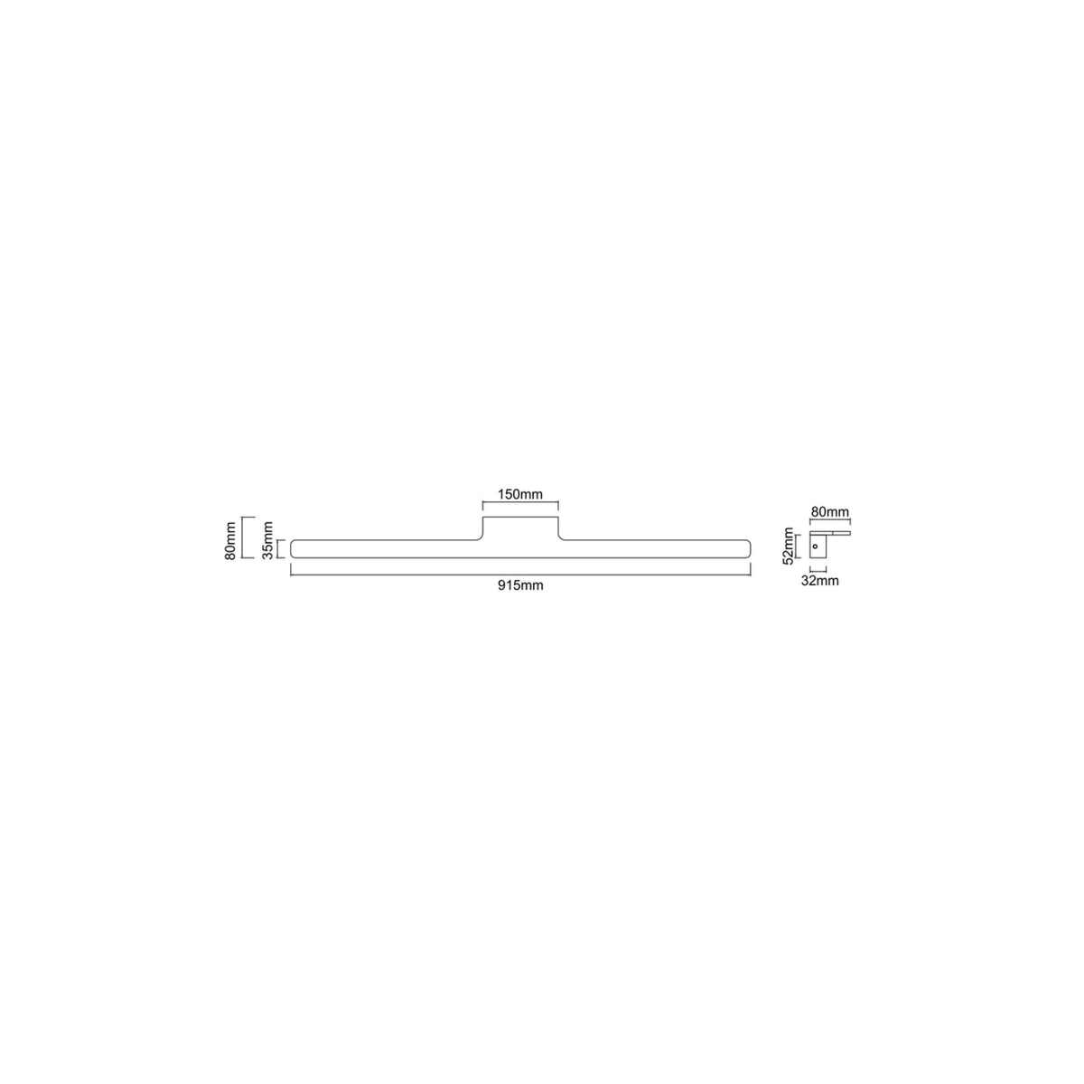 Applique murale LED Luce 92 température réglable, IP44