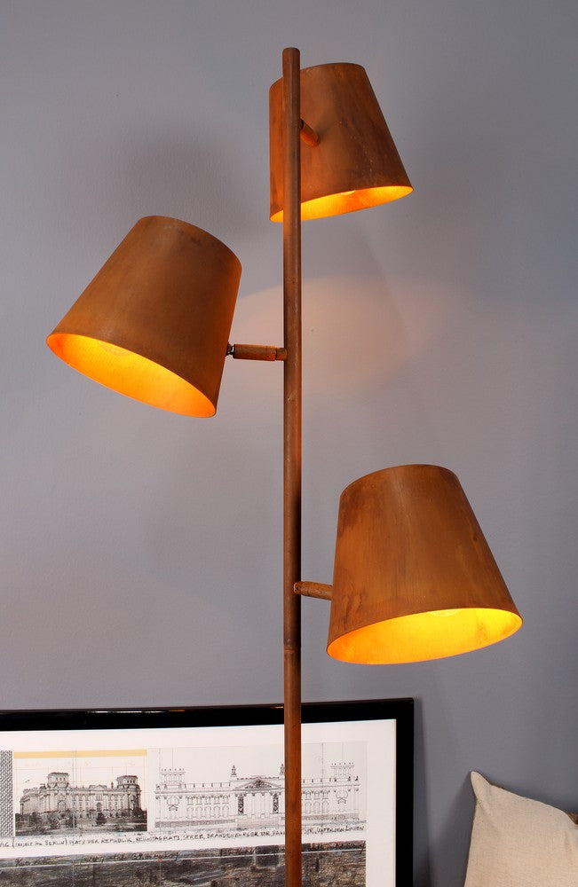 Lampadaire salon | Colt Rouille H 165 cm