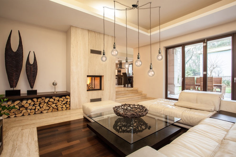 Plafonnier Groove bronze