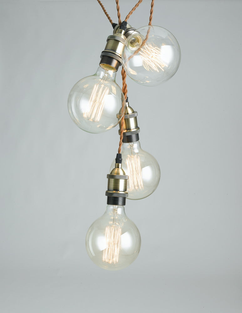 Plafonnier Groove bronze
