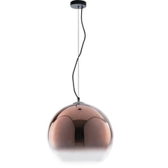 Suspension Marte cuivrée, H 160,2 cm