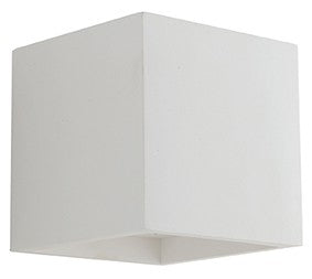 Applique murale Rubik blanche, plâtre