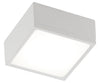 Plafonnier blanc, L 11,2 cm