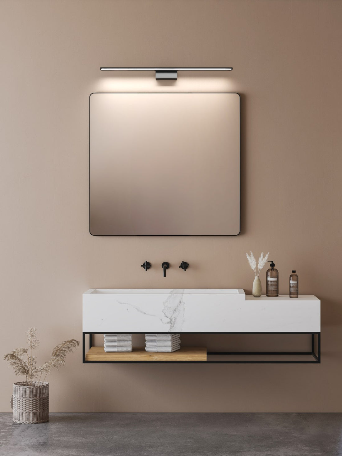 Applique murale LED Luce 92 température réglable, IP44