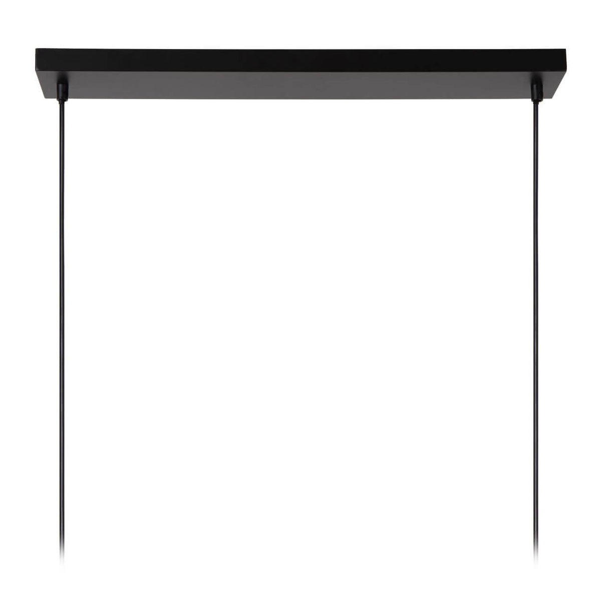 Suspension Suus 4 lumières noire