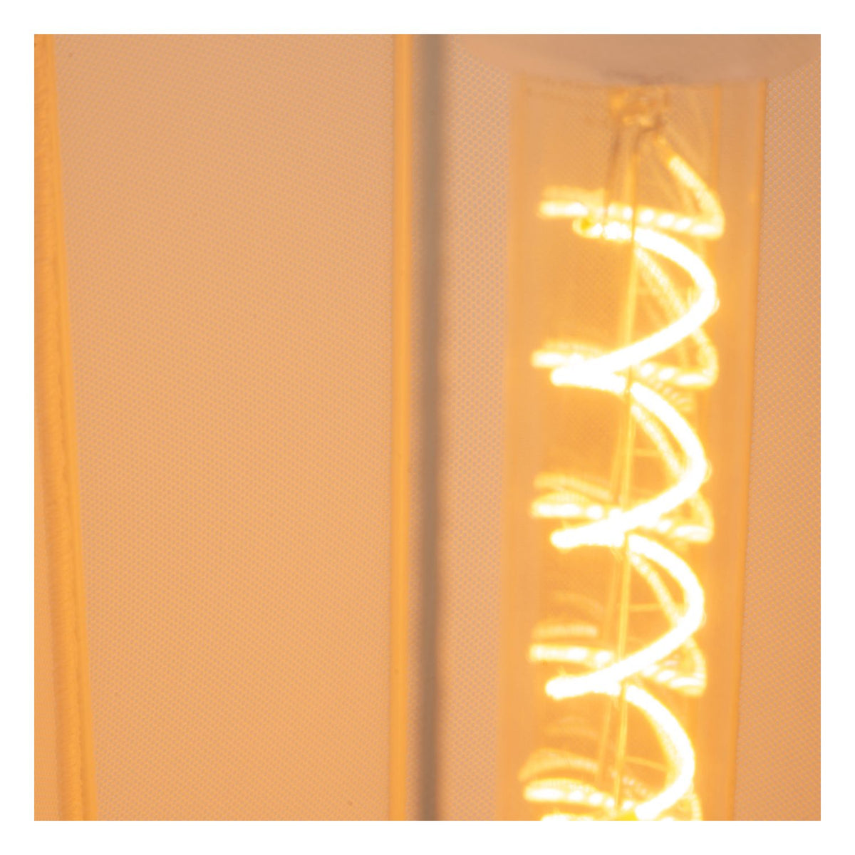 Suspension Corina 3 lumières beige, tissu