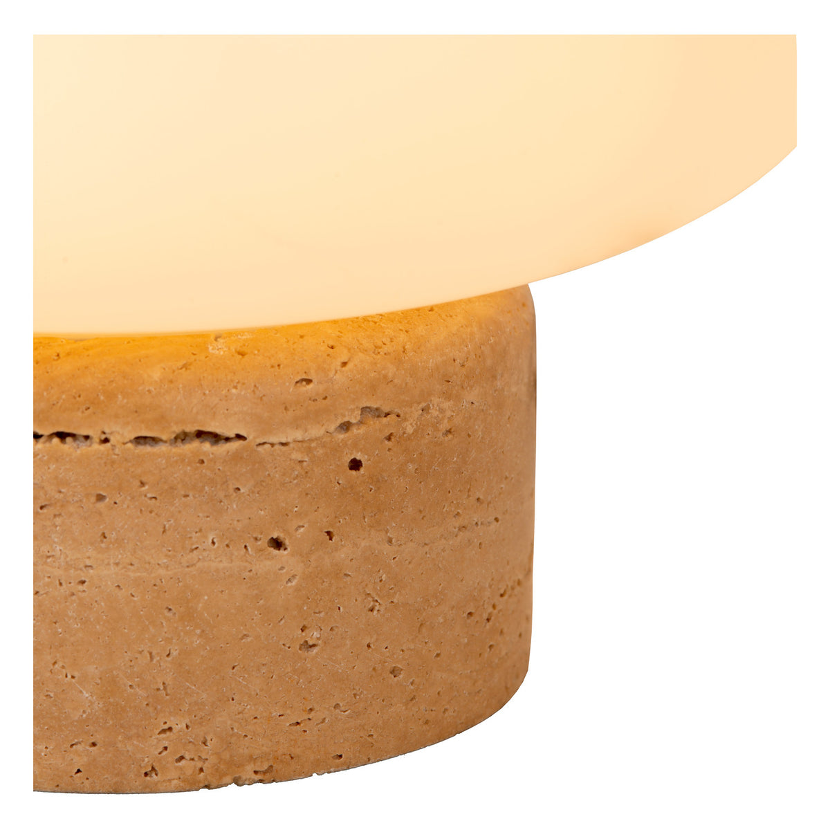 Lampe à poser Anston opale, verre