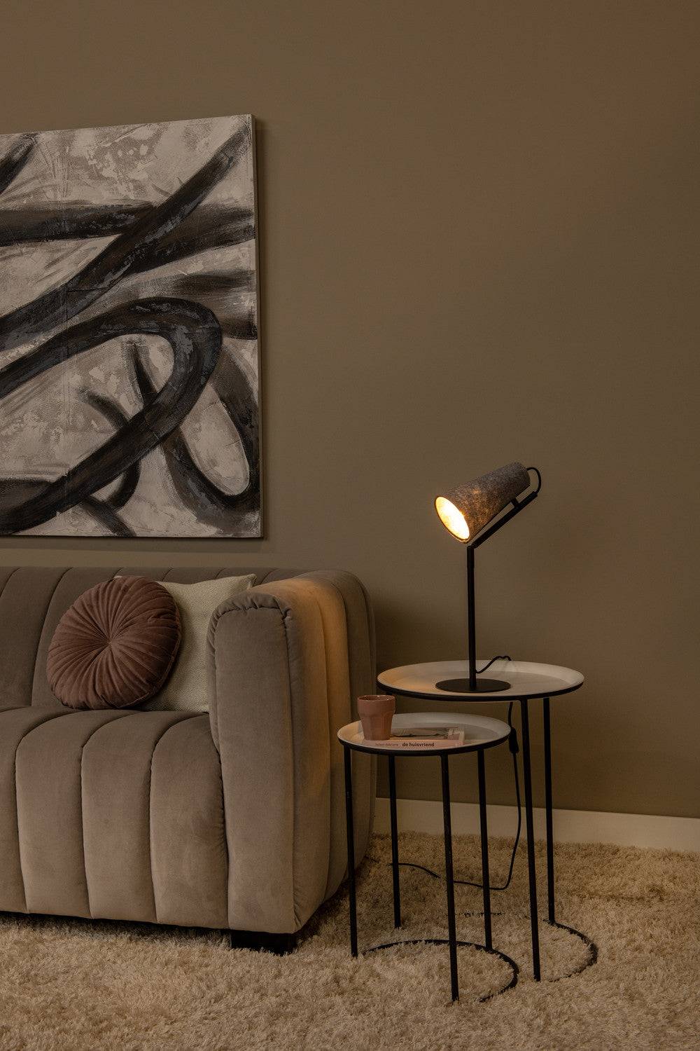 Lampe de chevet | Bensen Grise