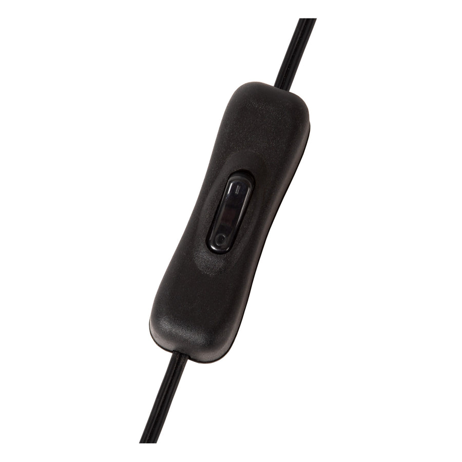 Lampe à poser Cirkelis noire, H 32 cm