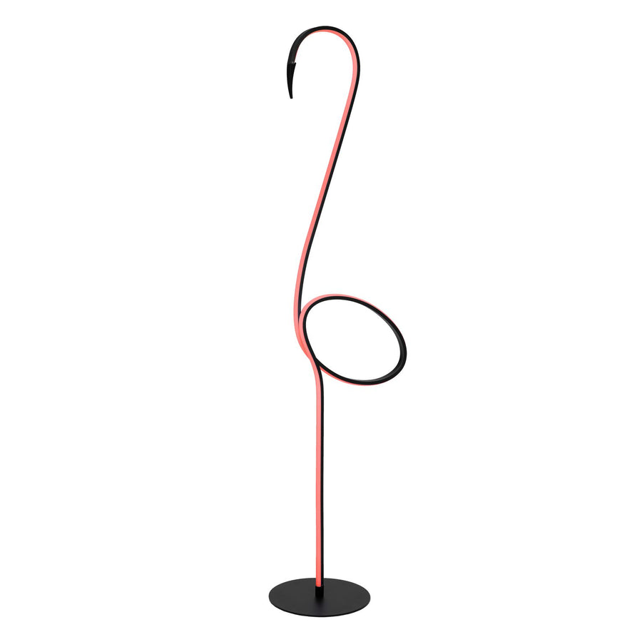 Lampadaire Flamingo noir