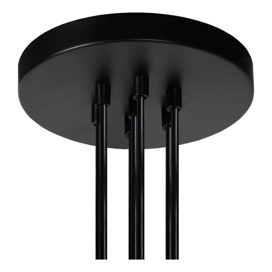 Suspension FIX 7 lumières noire