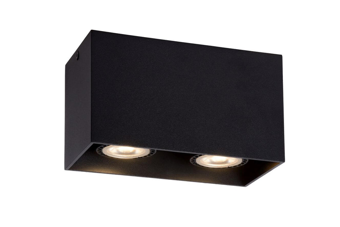 Plafonnier Bodi 2 lumières noir