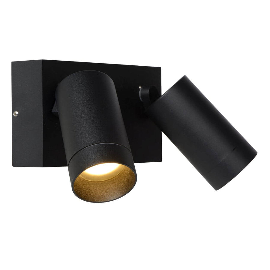Applique extérieure Taylor 2 lumières noire