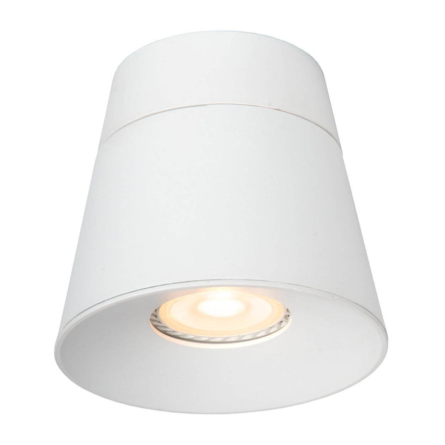 Plafonnier Trigono blanc, Ø 10,5 cm