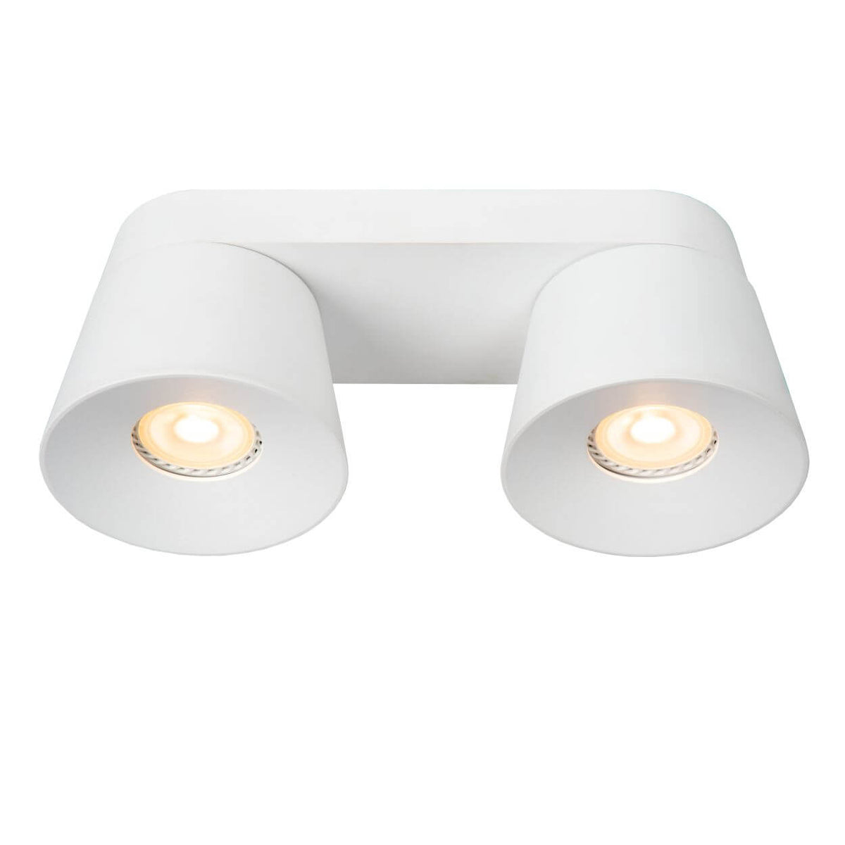 Plafonnier Trigono 2 lumières blanc